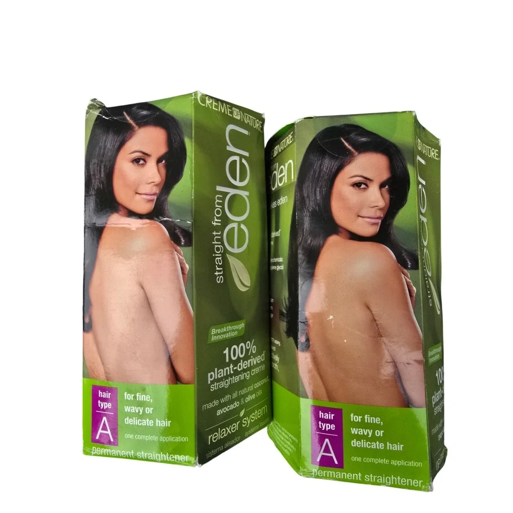Creme of Nature Straight from Eden Relaxer System Plant Derived Hair Type A 2pk